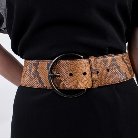 PRADA BROWN CLASSIC BELT | WOMENS SIZE 80CM - Picture 1 of 3